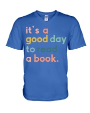 Book118 It's a good day to read a book V-Neck T-Shirt tile