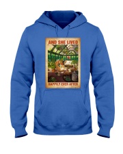Gardening And she lived happily ever after Hooded Sweatshirt tile