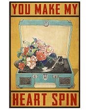 Vinyl My heart spin Vertical Poster tile