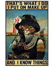 Cat Put on make up Vertical Poster tile