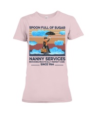 Book Spoon full of sugar nanny service Premium Fit Ladies Tee tile