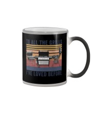 Camping BBQ Grills Color Changing Mug tile