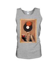 Vinyl Records Enough Unisex Tank tile