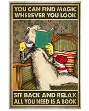 Book Sit back and relax Vertical Poster tile