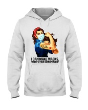Quilter R Hooded Sweatshirt front