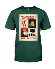 Music The musicals is calling and I must go Premium Fit Mens Tee tile