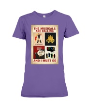 Music The musicals is calling and I must go Premium Fit Ladies Tee tile