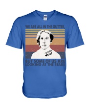 We are all in the gutter V-Neck T-Shirt tile