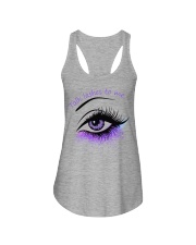 Makeup Talk lashes to me Ladies Flowy Tank tile