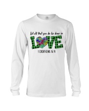 Succulent let all that you do Long Sleeve Tee tile