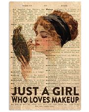 A Girl Loves Makeup 24x36 Poster front
