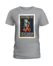Bass Guitar That's what I do Ladies T-Shirt tile
