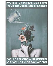 Gardening Grow Flowers or Weeds Vertical Poster tile