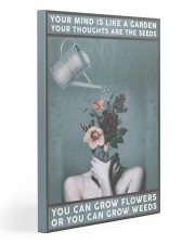 Gardening Grow Flowers or Weeds Gallery Wrapped Canvas Prints tile