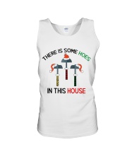 Gardening There Is Some Hoes Christmas Unisex Tank tile