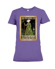 Gardening Into the garden I go Premium Fit Ladies Tee tile