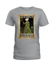 Gardening Into the garden I go Ladies T-Shirt tile