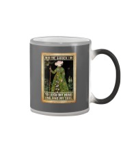 Gardening Into the garden I go Color Changing Mug tile