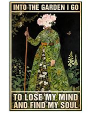 Gardening Into the garden I go Vertical Poster tile