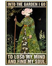 Gardening Into the garden I go 24x36 Poster front