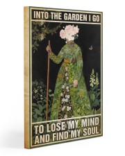 Gardening Into the garden I go Gallery Wrapped Canvas Prints tile