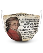 Musician All I insist on and nothing else 2 Layer Face Mask - Single front