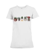 Garden Plant seeds grow Premium Fit Ladies Tee tile