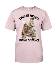 Book Social distance Premium Fit Mens Tee tile
