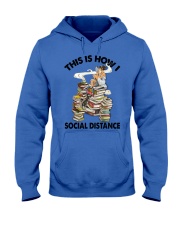 Book Social distance Hooded Sweatshirt tile