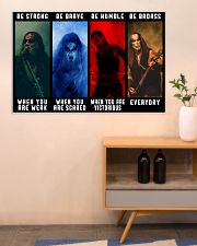 Black Metal Strong brave humble 36x24 Poster poster-landscape-36x24-lifestyle-22