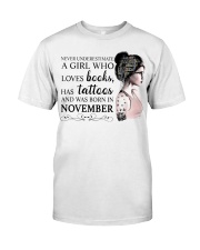 Book039 Books Tattoos Born in November Premium Fit Mens Tee tile