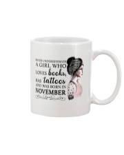 Book039 Books Tattoos Born in November Mug tile