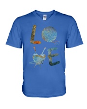Knitting V-Neck T-Shirt tile