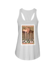 Garden Easily distracted by garden and music Ladies Flowy Tank tile