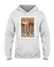 Garden Easily distracted by garden and music Hooded Sweatshirt tile