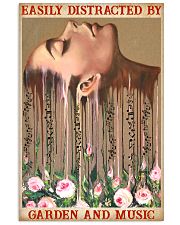 Garden Easily distracted by garden and music Vertical Poster tile
