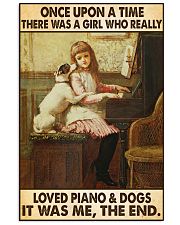 Piano and dogs Once upon a time 24x36 Poster front