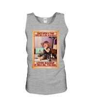 Makeup A girl who really loved makeup Unisex Tank tile