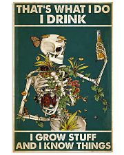 Gardening That's what I do I drink I grow stuff Vertical Poster tile