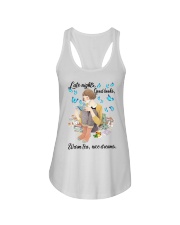 Book Late nights Good books Warm tea Nice dreams Ladies Flowy Tank tile