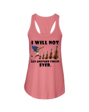 Violin I will not get another Ladies Flowy Tank tile