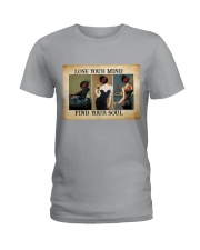 Vinyl lose your mind Ladies T-Shirt tile