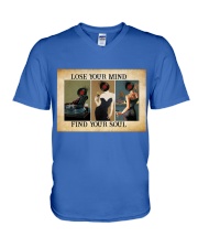 Vinyl lose your mind V-Neck T-Shirt tile