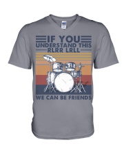 Drum This RLRR LRLL V-Neck T-Shirt tile