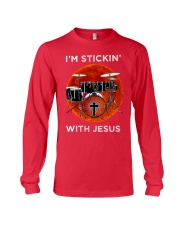 Drum Stickin' With Jesus Long Sleeve Tee tile
