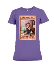 Makeup A girl who really loved makeup Premium Fit Ladies Tee tile