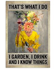 Gardening That is what I do Vertical Poster tile