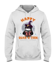 Happy quar-o-teen Hooded Sweatshirt front