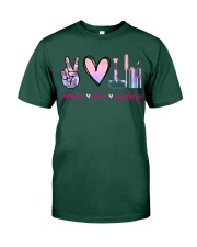 Make097 Peace Love Premium Fit Mens Tee tile