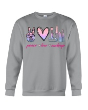 Make097 Peace Love Crewneck Sweatshirt tile